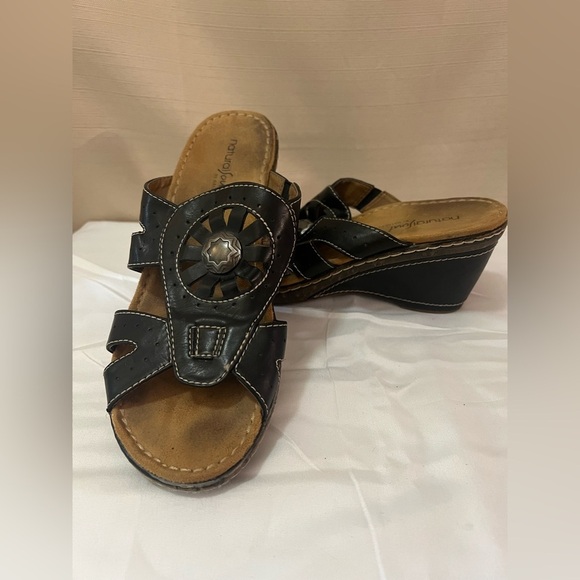 🔴 NaturalSoul by naturalizer women’s bohemian hippie slip on sandal size 8.5 - Picture 4 of 8